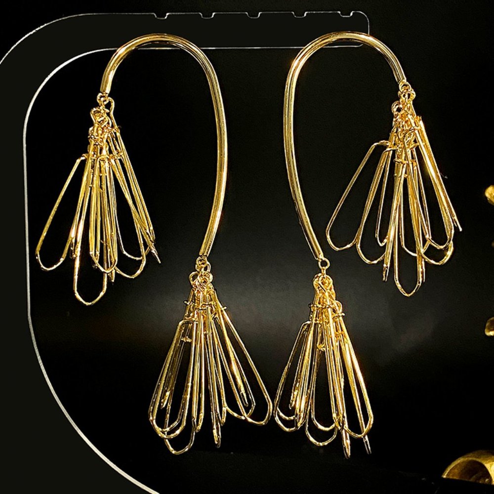 14K French Double End Loose Needle Earrings